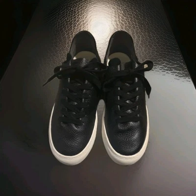 Sam Edelman Women's Size 6.5 "Poppy" BlackLeather Sneakers Shoes - Image 1 of 4