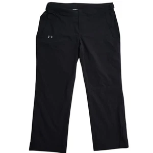 Under Armour Men's Storm Rain Pants XXL Loose Fit Black Adjustable Waist Zip Hem - Picture 1 of 10