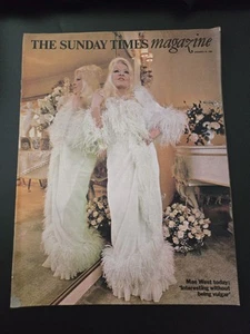 Sunday Times Magazine Dec 31 1969 Mae West Kray Twins Vintage UK Newspaper Rare - Picture 1 of 2