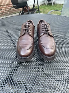 Stiefel New York Adam Derrick Herren Schnürschuhe Leder Größe 9 Tarn - Bild 1 von 14