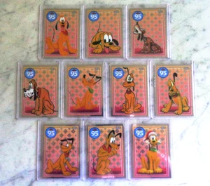Juego completo de 10 cartas 2025 Topps cromadas Disney Pluto 95 aniversario - Imagen 1 de 2
