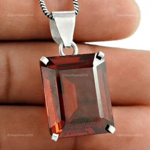 Zircone Cubico Gemma 925 Massiccio Argento Trendy Dicembre Matrimonio Pendente - Foto 1 di 4