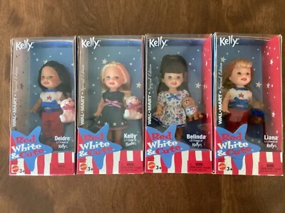 Barbie’s Lil Sister & Friends, Red White & Cute Kelly, Liana, Belinda, Deidre - Image 1 of 4