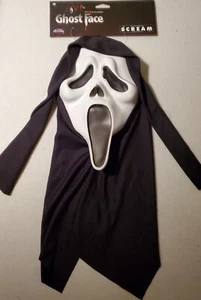 Maschera Film Ghostface Scream Aprile-Giugno 2021 Fun World Cosplay Nuova con etichette - Foto 1 di 7