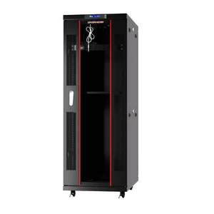32U Server Rack Cabinet It Data Network Enclosure - Accessories Over $190 Value - Picture 1 of 12