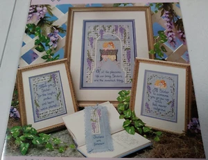 Great Big Graphs To My Sister With Love Counted Cross Stitch Pattern Craft Lot - Picture 1 of 6