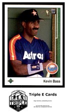 1989 Upper Deck #425 Kevin Bass Houston Astros ~A2P