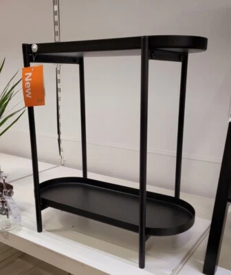 IKEA OLIVBLAD Soporte para Plantas, Mesa Auxiliar, Interior/Exterior, Acero Negro 22" NUEVO Foto 1 de 4