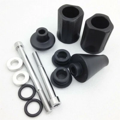 Protector de caída de choque deslizante de marco negro para BMW S1000RR 2010-2013 HP4 2013 Foto 1 de 4