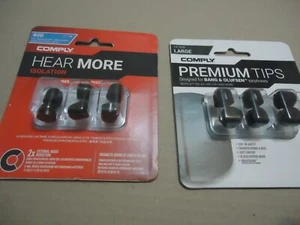 2x Comply Earphone Tips - size M and size large. - Picture 1 of 22
