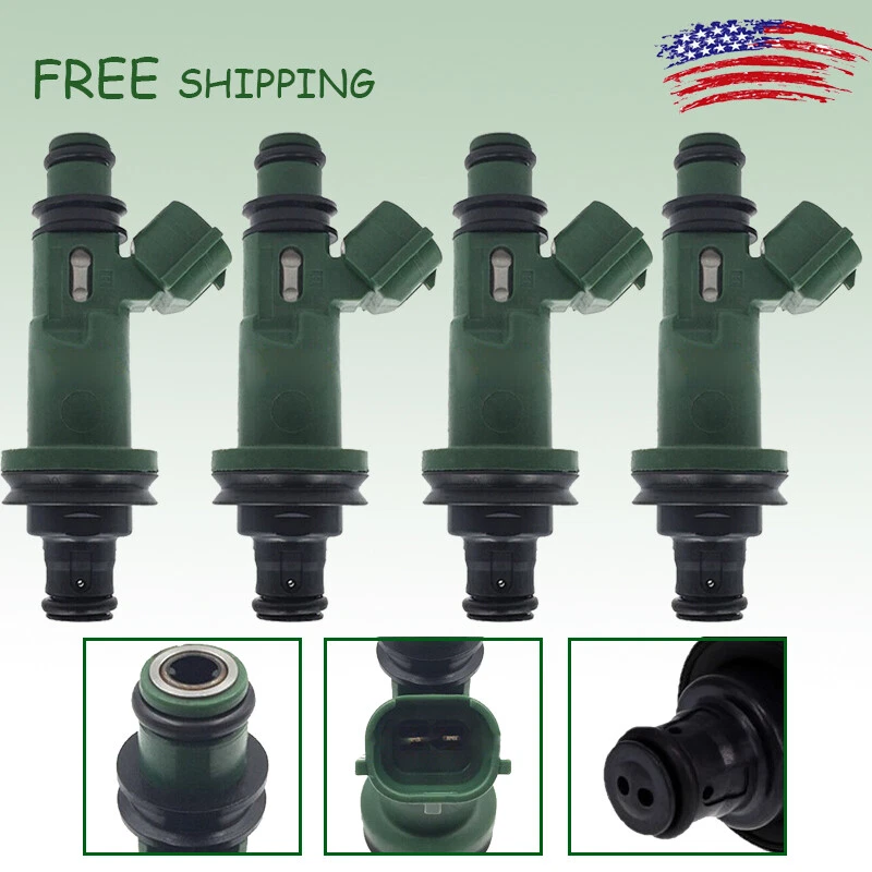 Set 4 OEM Fuel Injectors For 1996-2004 Subaru Impreza Legacy Outback 2.2L/2.5L - Image 1 of 4