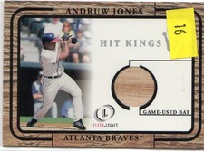 2001 Fleer Legacy Hit Kings Atlanta Braves Baseball Card #16 Andruw Jones