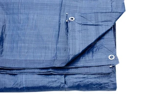 Hojas de tierra cubierta de lona azul 7m X 9m 80 GSM (bola de 2 hojas) - Imagen 1 de 1