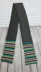 MISSONI Italy Designer Merino Wool Mohair Angora Blend Scarf Patterned 86x7 in - Picture 1 of 9