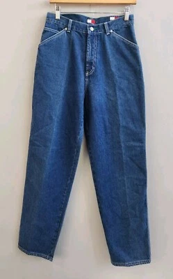 PANTALONES VAQUEROS CARPINTERO VINTAGE Y2K TOMMY HILFIGER AZUL NIÑOS JÓVENES TALLA 18 Foto 1 de 4