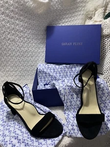 NIB 🌺 Sarah Flint Perfect Block Sandal 60 #SF588SBK US 9 - 9.5 Black $450 - Picture 1 of 15