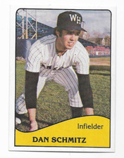 Dan Schmitz 1979 TCMA West Haven Yankees Rare Minor League Card #5
