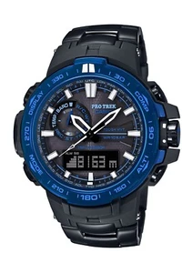 CASIO PRO-TREK PRW-6000SYT-1DR-P BLACK STAINLESS STEEL MEN WATCH - Picture 1 of 3