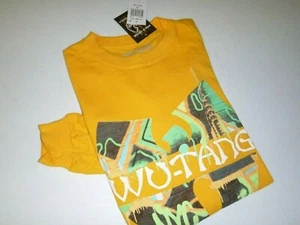 Wu-Tang Clan WU-TANG graphic yellow t-shirt 100% cotton-Authentic & Official-Sm - Picture 1 of 6