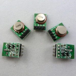 5PCS RF Modules Wireless Transmitter ASK OOK Boards Super heterodyne 433MHZ - Picture 1 of 3