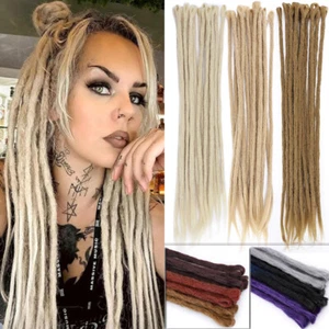 Häkeln Dreadlocks Haarverlängerungen Synthetisch Zöpfe Flechten Reggae Hip-Hop - Bild 1 von 26