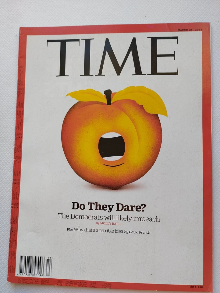 Time Magazine  MARCH 2019 " Do The Democrats Dare Impeach ? "Donald Trump - Image 1 of 1