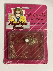 Rock Video Jewels Splash Sparkle Coin Purse vintage ‘80s Jem new-old-stock VTG - Picture 1 of 5
