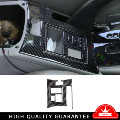 Cuadro de cambio de marchas de consola central para Toyota RAV4 06-2013 vinilo fibra de carbono Foto 1 de 4