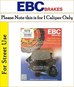 Yamaha YZF-R1 1000 WGP Anniversary 2012-2013 [EBC FA Organic Rear Brake Pads] - Picture 1 of 1