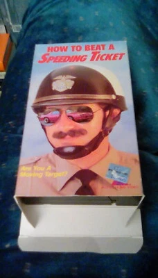 How To Beat A Speeding Ticket 1986 VHS rare vintage highway patrol state trooper - Image 1 of 4