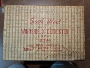 NORS SOUTH WIND MODEL 482 Windshield Defroster Kit For 41-46 Chrysler/DeSoto - Picture 1 of 6
