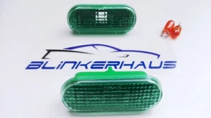 Frecce laterali verdi VW Golf Mk 4 GTI R32 Bora Amarok Up Passat T5 Polo 9N Seat - Foto 1 di 3
