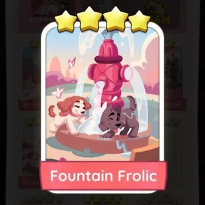 Fountain Frolic - 4 Star Sticker - Monopoly - Picture 1 of 1