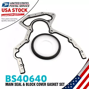 For Ls1 Rear Main Seal Cover Gasket Rubber LS2 LS3 LS6 LQ9 LQ4 BS40640 JV1657 - Picture 1 of 16