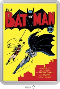 2023 Niue DC Comics Batman #1 Comix 2 oz Silver Colorized Proof Coin - Picture 1 of 6