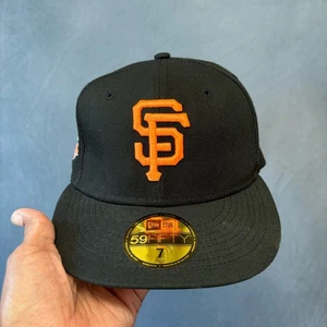 Giants Hat 2012 World Series Fall Classic Patch Snakeskin 59Fifty Fitted Size 7 - Picture 1 of 13