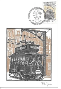 France 1989 FDC Card Centenary Of The 1st Electric Tramway YT 2608 - Picture 1 of 1