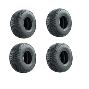 Set of 4 Duro Sawtooth 4-Ply Golf Cart y 18x8.5-8 Street Course Tires Only - Picture 1 of 5