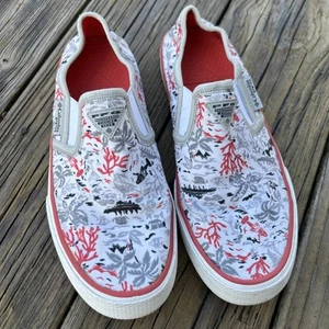 Columbia Sz 8 Womens PFG Slack Water Slip-On Shoes Hawaiian Hula Girl Print - Picture 1 of 12