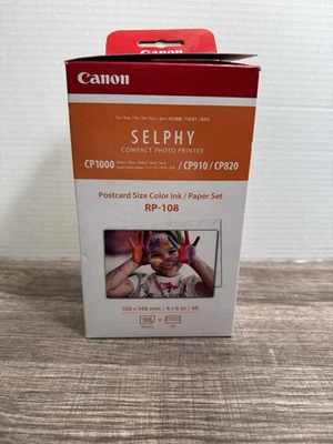 canon selphy CP1000 Compact Photo Printer Paper Set(CP910 / CP820) - Image 1 of 4