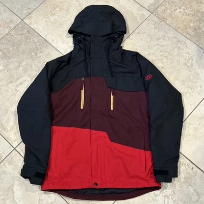 686 Geo Insulated Jacket Mens Small Red infiDRY Waterproof Thermal Rating 7 Snow - Image 1 of 4