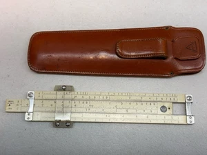 Regla deslizante trigonométrica Pickett N-200-T de colección 6" con estuche de cuero CUROR DAÑADO - Imagen 1 de 6