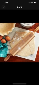 The Pioneer Woman Rolling Pin 19.13" x 3" Olive Wood Rolling Pin NEW - Picture 1 of 4