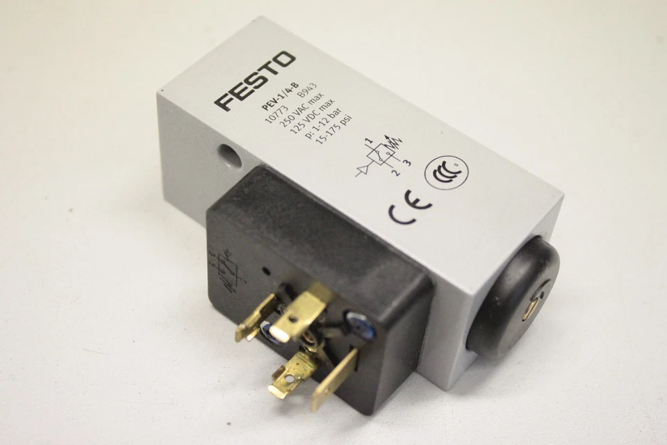 Festo PEV-1/4-B Pressure Sensor Pressure Switch 10773 - Image 1 of 1