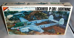 1:48 NICHIMO LOCKHEED P-38L LIGHTNING USAAF AIR FORCE WWII S-4810 NISB - Picture 1 of 4