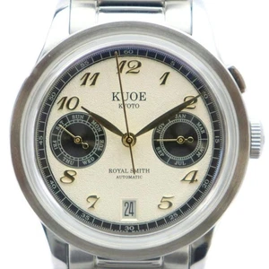 Kuoe Kyoto Royal Smith 90-010 Royal Smith Men's Watch Silver Dial Automatic 35mm - Picture 1 of 8