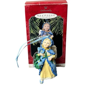 1998 Hallmark Keepsake Ornament "Iris Angel; Language of Flowers" 3rd In Series - Picture 1 of 5