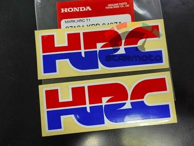 2 piezas HRC PARA HONDA RACING CORPORATION CALCOMANÍA PEGATINA INSIGNIA LOGOTIPO EMBLEMA 38x110 mm. Foto 1 de 4