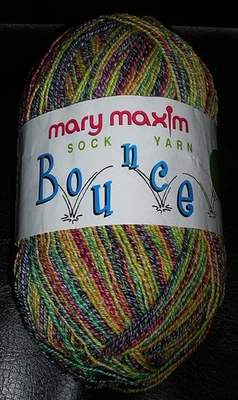 SKEIN OF MARY MAXIM CALCETÍN HILO REBOTE 300 CALIPSO Foto 1 de 2