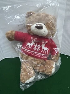 AVON 2015 HOLIDAY PLÜSCHTEDDYBÄR 18 ZOLL MIT STRICKPULLOVER. - Bild 1 von 6